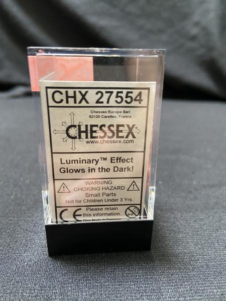 Chessex Borealis Purple/White 7-Die Set picture