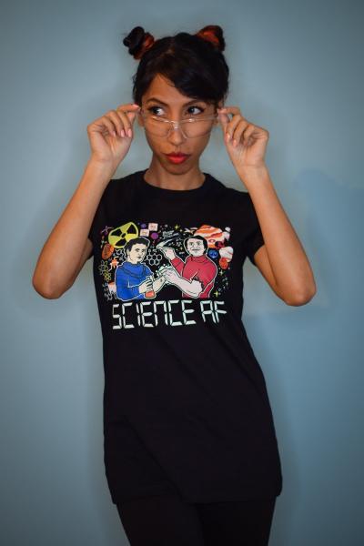 Science AF Curie/Sagan T-Shirt picture
