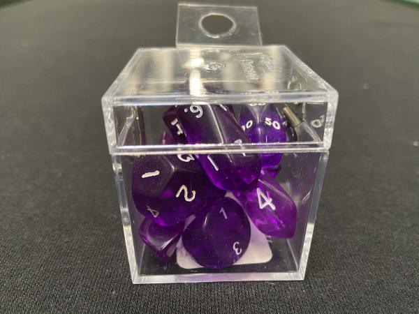 Crystal Caste Dice Kit (Hybrid Translucent Purple)