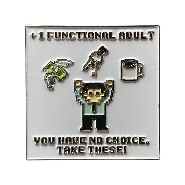 +1 Functional Adult (Male) Pin picture