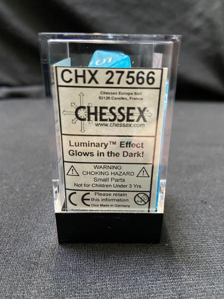 Chessex Luminary Sky/Silver 7-Die Set picture
