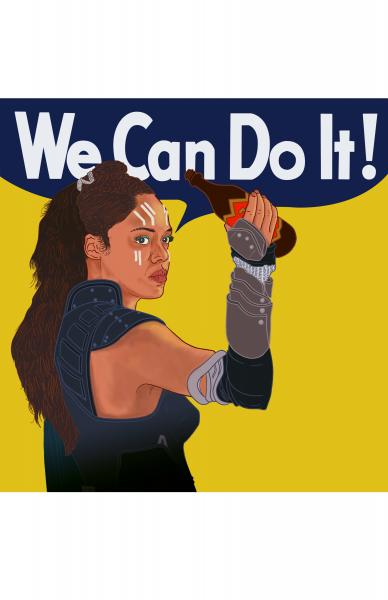 Valkyrie "We Can Do It!" - 11" x 17" Print