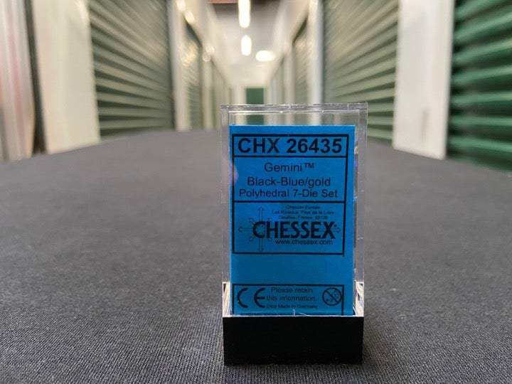Chessex Gemini Black-Blue 7-Die Set picture