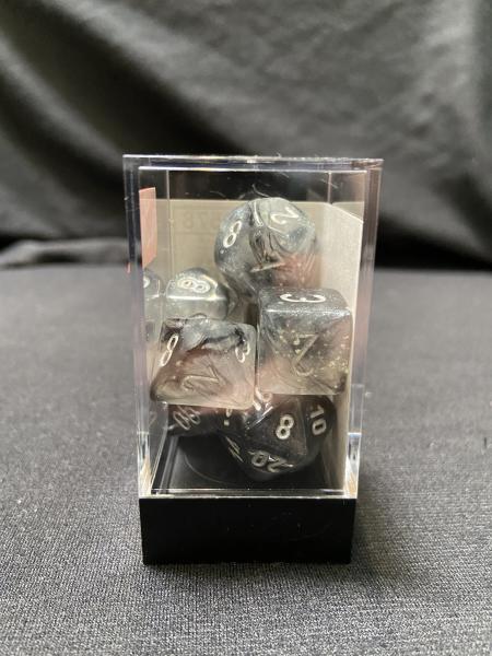 Chessex Borealis Light Smoke/Silver 7-Die Set picture