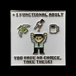 +1 Functional Adult (Male) Pin