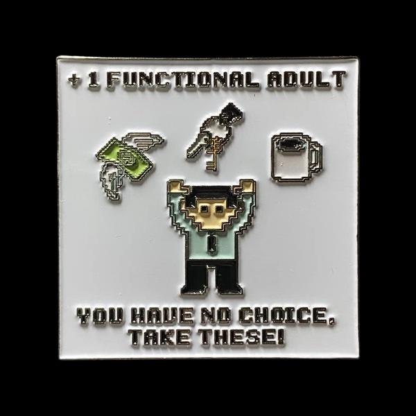 +1 Functional Adult (Male) Pin picture