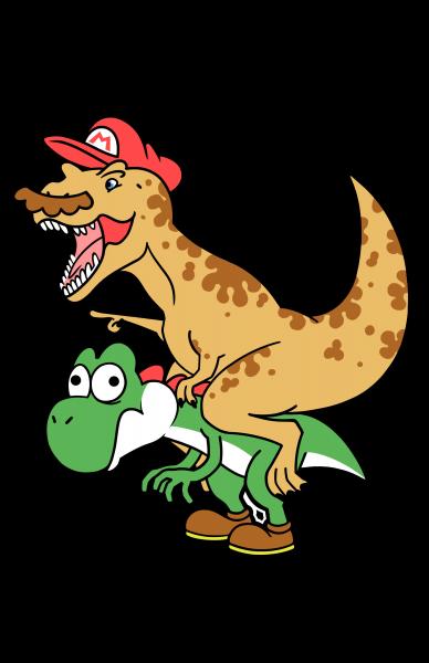 Dino Mario Odyssey 11" x 17" Print picture