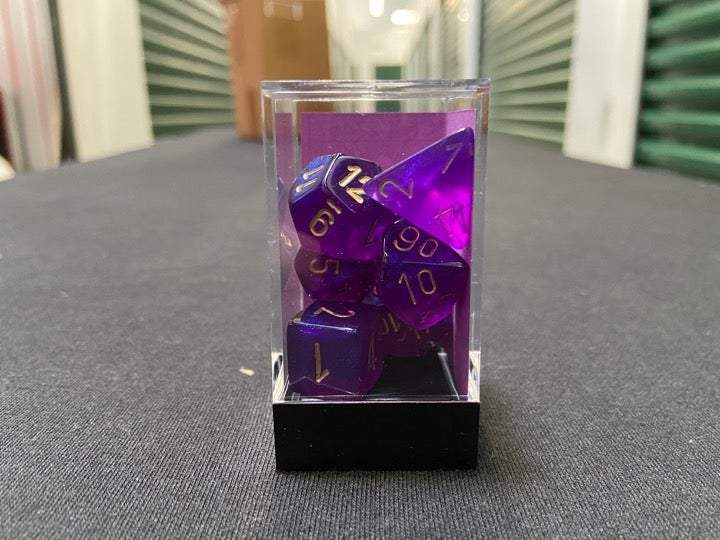 Chessex Royal Purple-Gold 7-Die Set