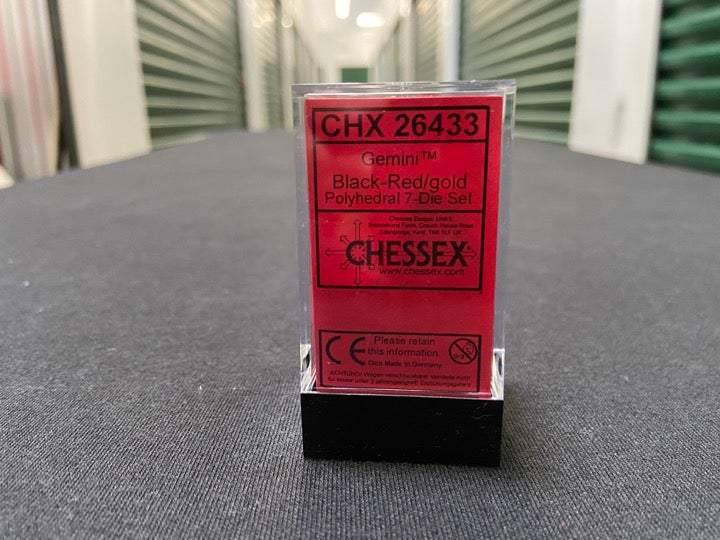 Chessex Gemini Black-Red/Gold 7-Die Set picture