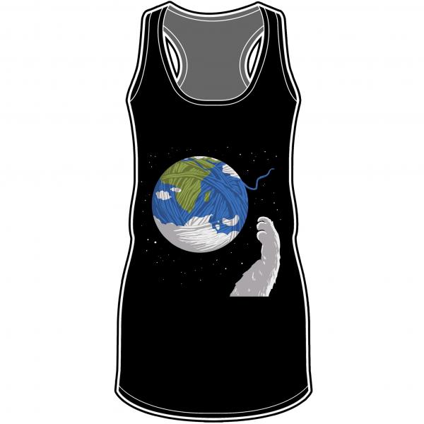 Deus Ex Meowchina Racerback Tank Top picture