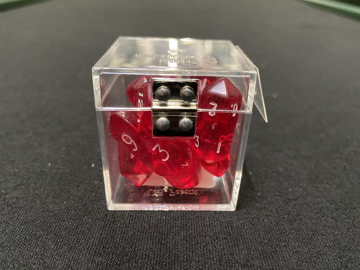 Crystal Caste Dice Kit (Hybrid Translucent Red) picture
