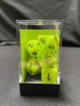 Chessex Vortex Bright Green/Black 7-Die Set