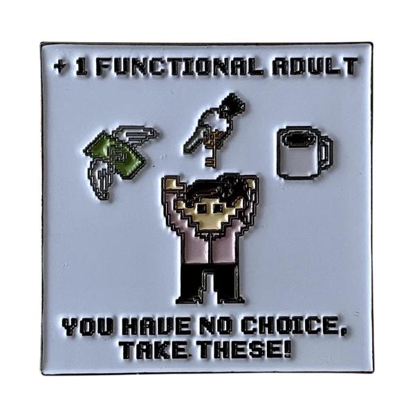 +1 Functional Adult (Female) Pin picture