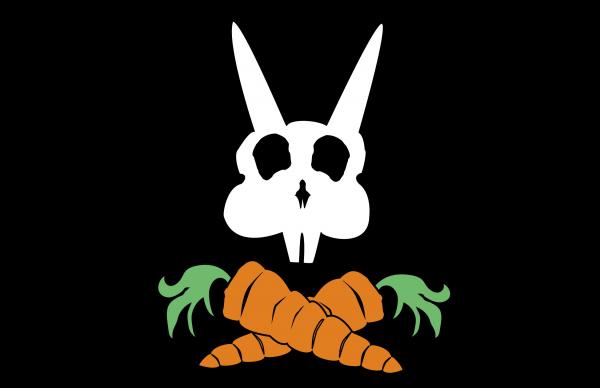 Pirate Doom Bunny T-Shirt picture