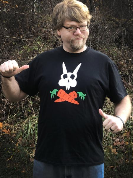 Pirate Doom Bunny T-Shirt picture