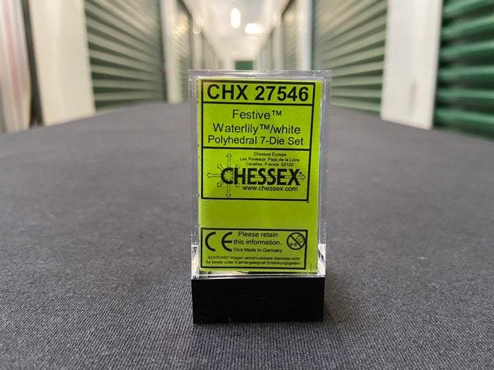 Chessex Festive Waterlily 7-Die Set picture