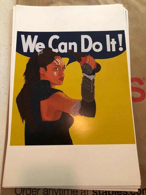 Valkyrie "We Can Do It!" - 11" x 17" Print picture