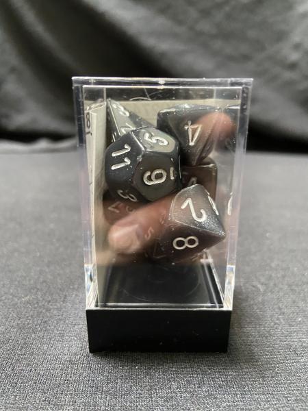 Chessex Borealis Smoke/Silver 7-Die Set