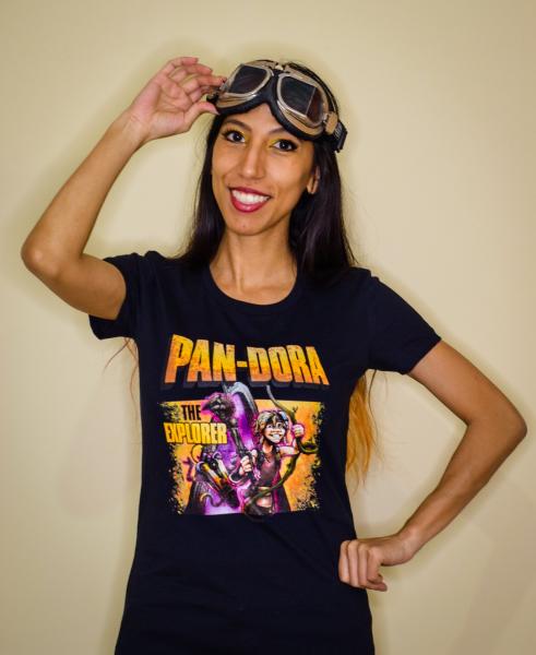 Pan-Dora the Explorer T-Shirt picture