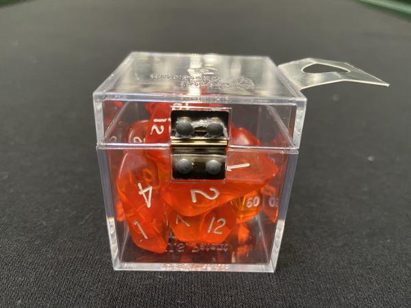 Crystal Caste Dice Kit (Fire Red)