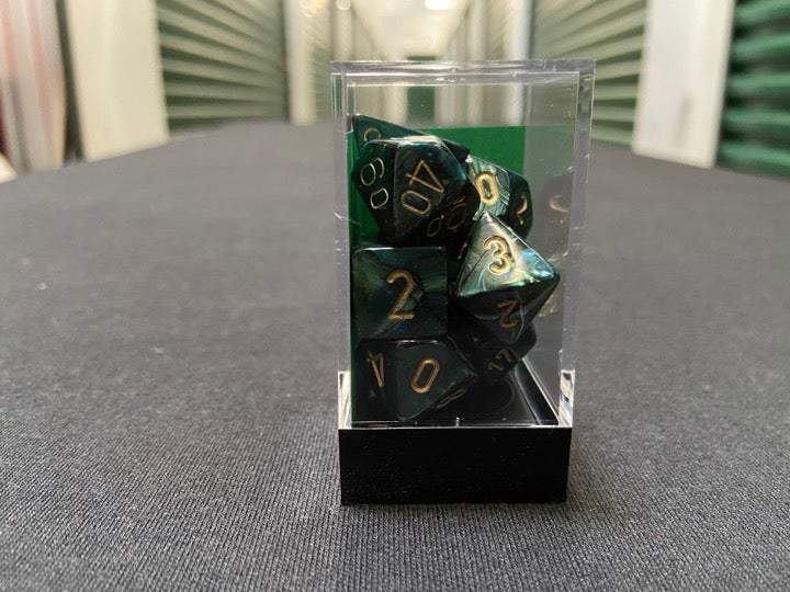 Chessex Scarab Jade/Gold 7-Die Set picture