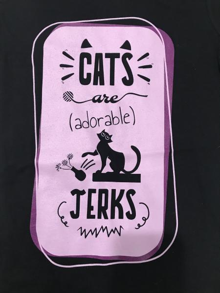 Cats are (Adorable) Jerks T-Shirt picture