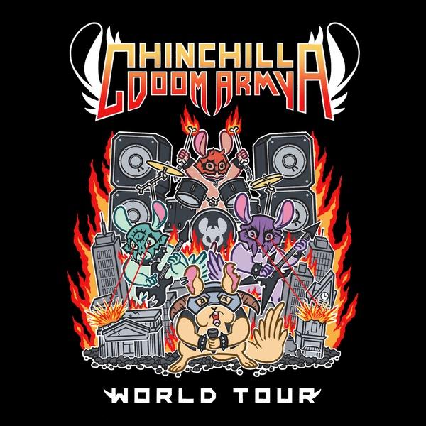 Chinchilla Doom Army T-Shirt picture
