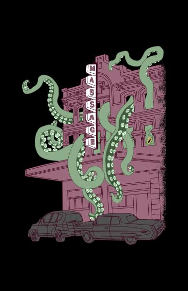 Tentacle Massage Parlor 11" x 17" Print