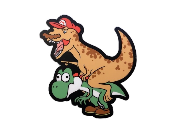 DINO MARIO ODYSSEY VINYL DECAL(4" ) picture