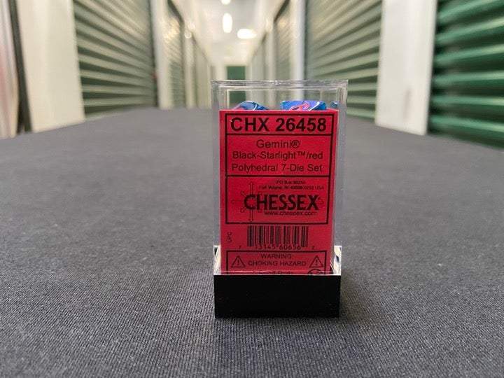 Chessex Gemini Black/Starlight 7-Die Set picture