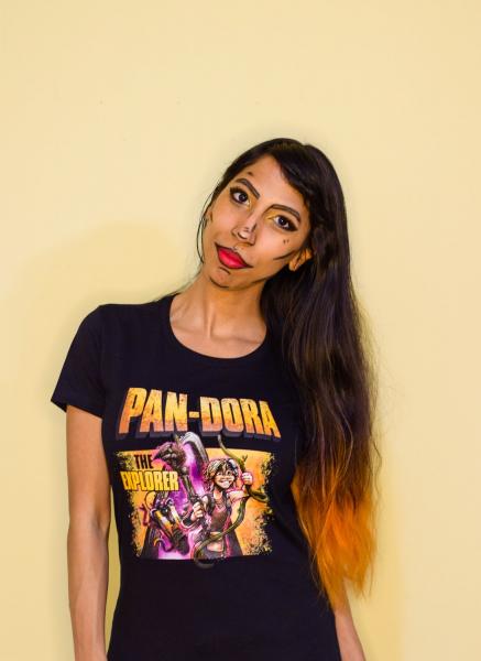 Pan-Dora the Explorer T-Shirt picture