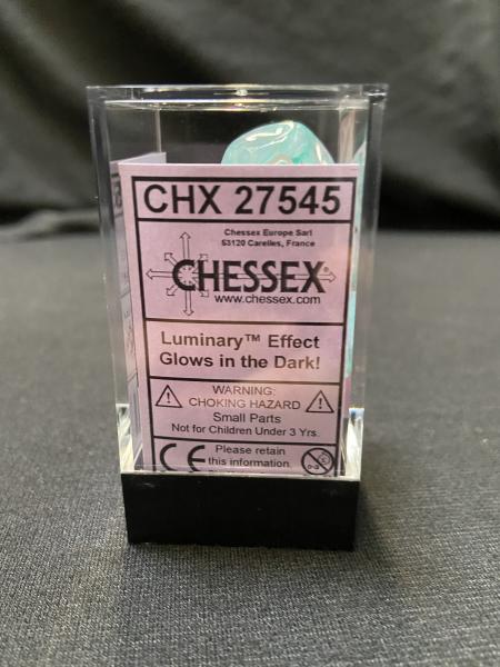 Chessex Nebula Wisteria/White 7-Die Set picture