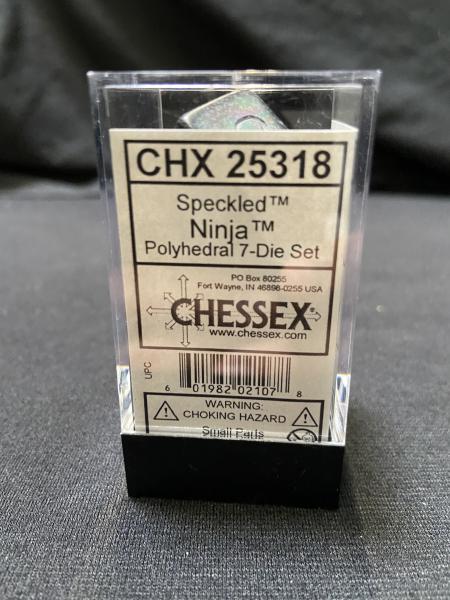 Chessex Speckled Ninja 7-Die Set picture