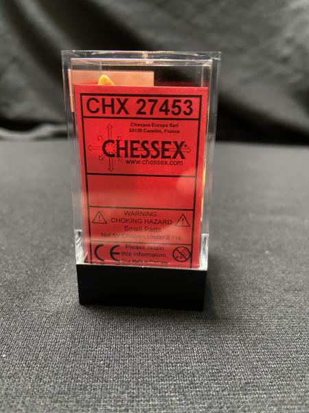 Chessex Festival Sunburst/Red 7-Die Set picture