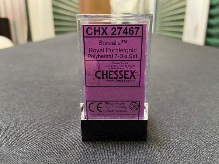 Chessex Royal Purple-Gold 7-Die Set picture