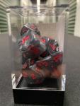 Chessex Velvet Black/Red 7-Die Set