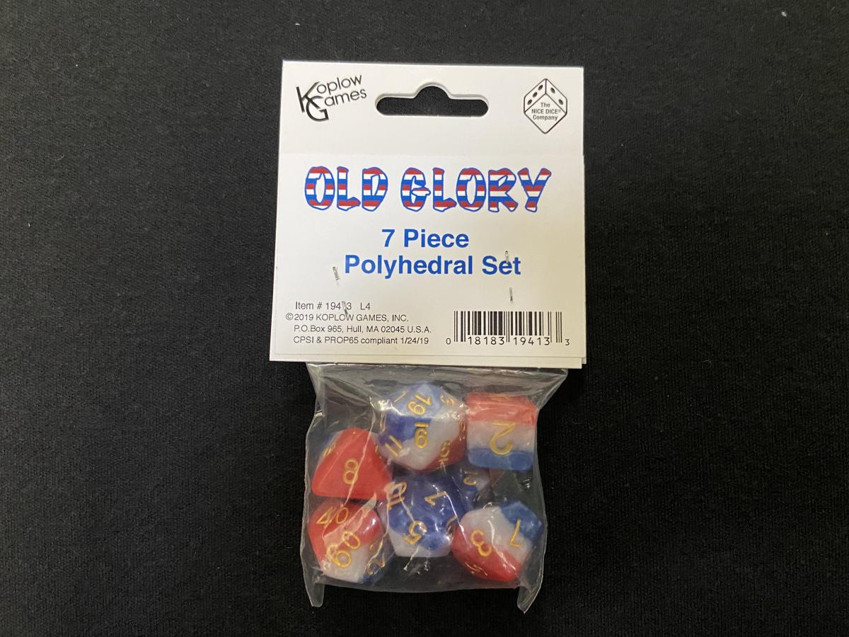 Koplow Old Glory 7-Piece Dice Set picture