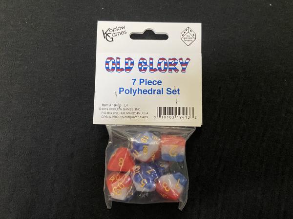 Koplow Old Glory 7-Piece Dice Set picture