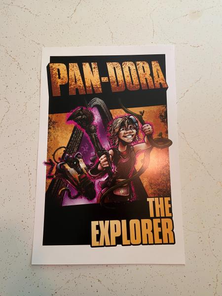 Pan-Dora the Explorer 11" x 17" Glossy Print picture