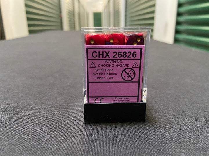 Chessex Masquerade Red/Black 36-Die Set picture