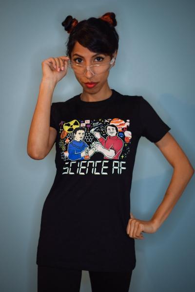 Science AF Curie/Sagan T-Shirt picture