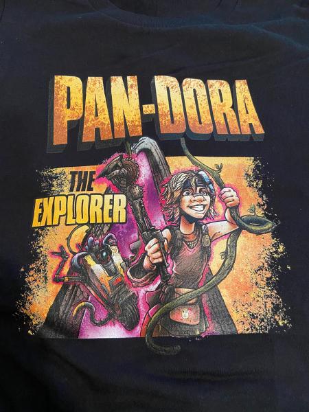 Pan-Dora the Explorer T-Shirt picture