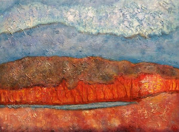 Autumn Fire at Sunrise by Kathy de Cano