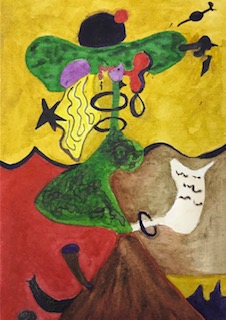 After Miró by Diane Houle
