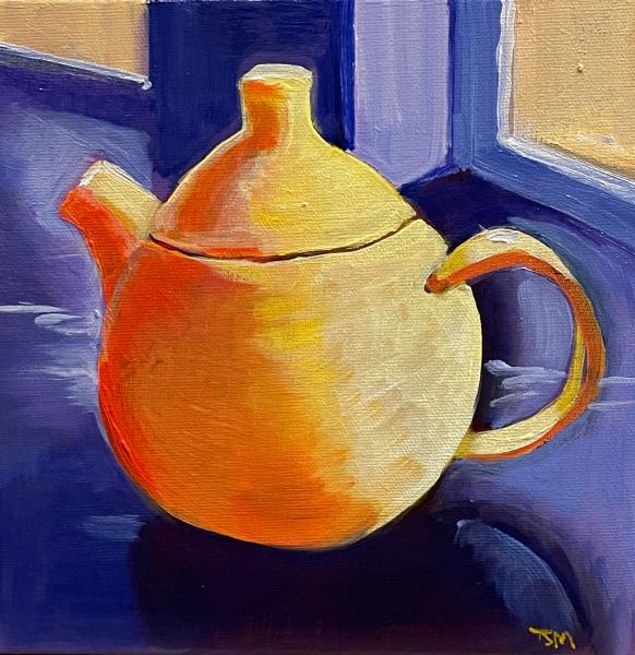 Tea Pot Study in Yellow