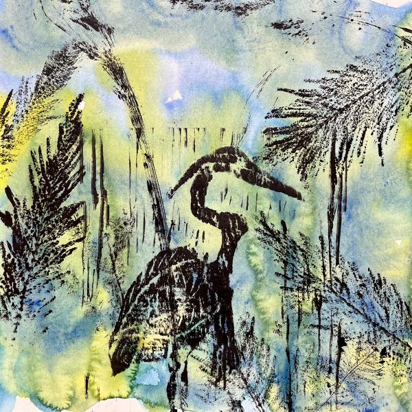 Heron In Moonlight picture