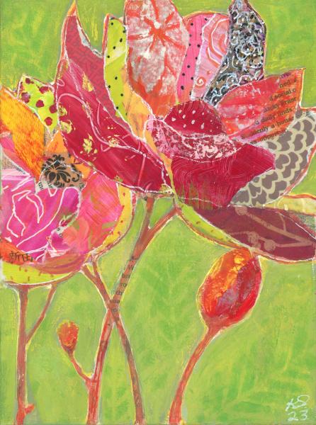 Poppies on Green III