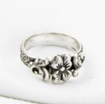 Antique Flower Ring, size 9