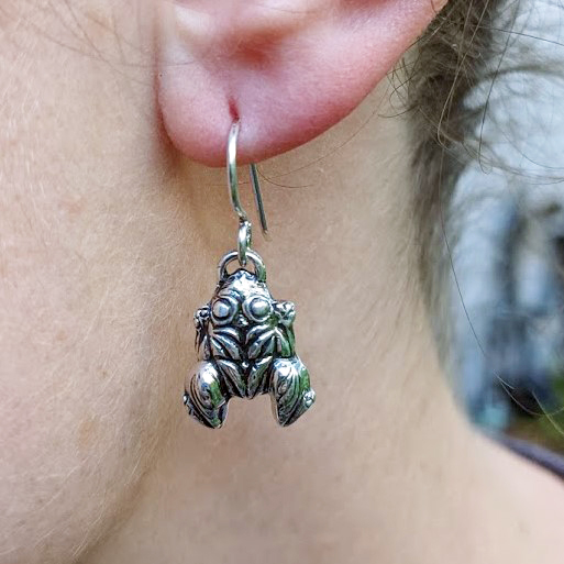 Tribal Frog Earrings picture