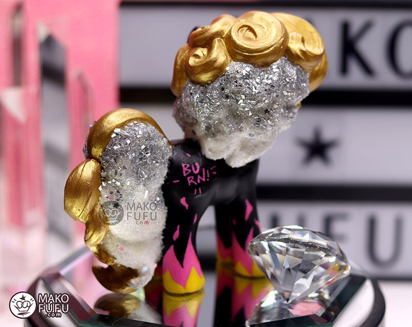 CUSTOM - Pony BURN! - Ceramic Statue 4.5 x 4.25 x 2.5" picture